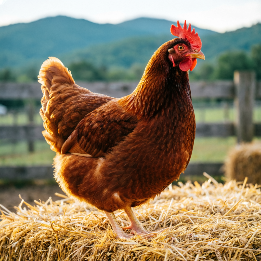 Desi Murgi — healthy brown hen