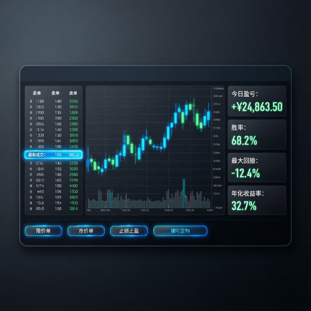 Topstep trading platform dashboard showing candlestick charts and performance metrics