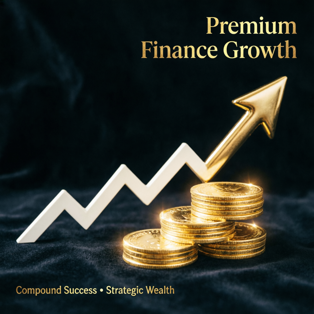 Premium finance growth chart showing prop firm passing service success