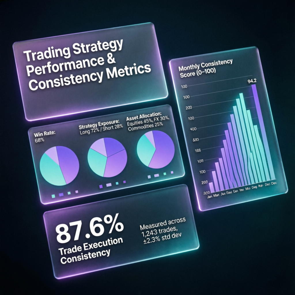 Trading Strategy Performance and Consistency Metrics Dashboard