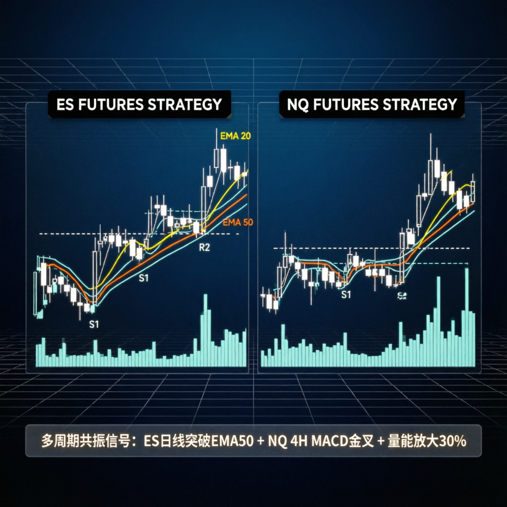 ES and NQ futures trading strategy blueprint for Apex Trader Funding evaluations