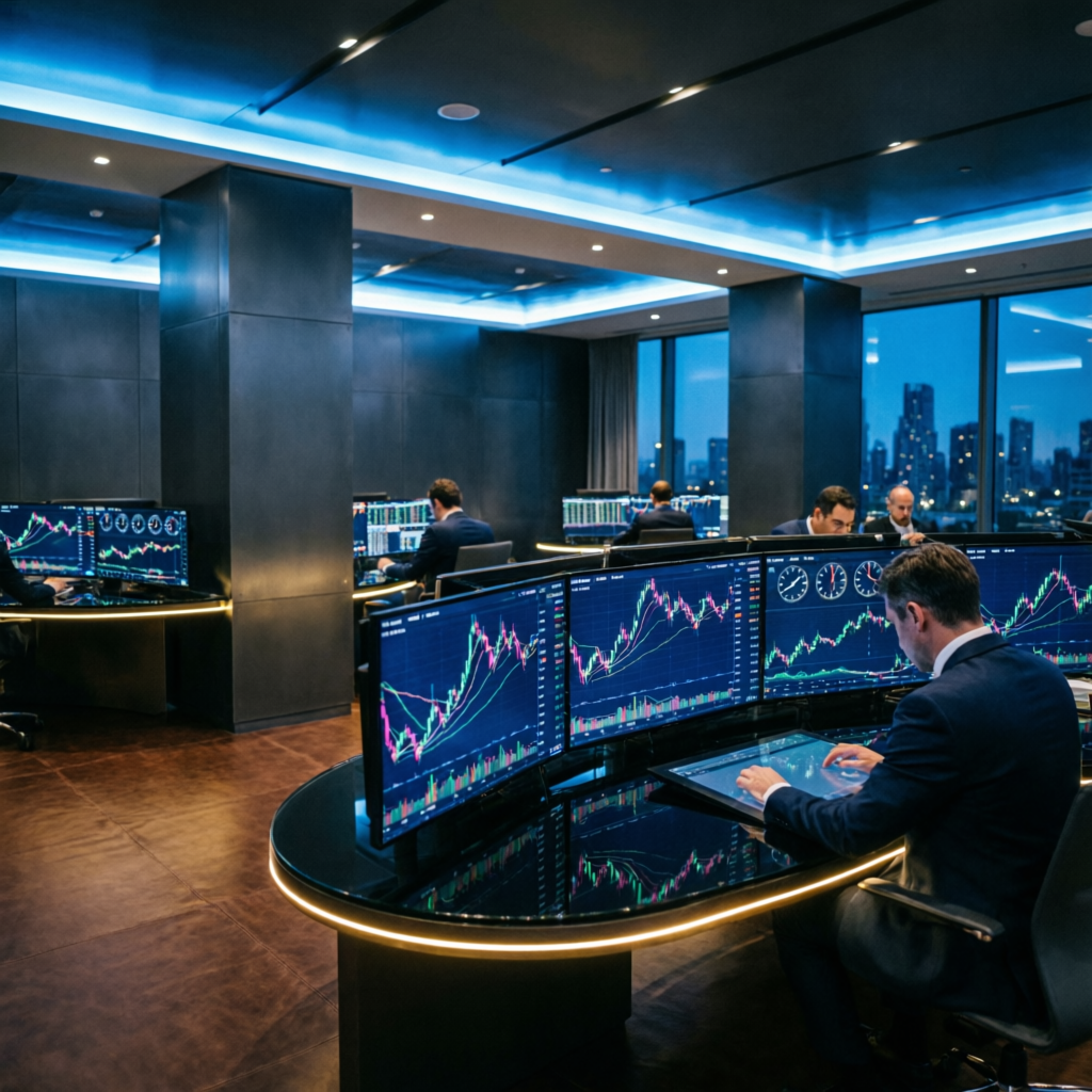 Professional trading operations center