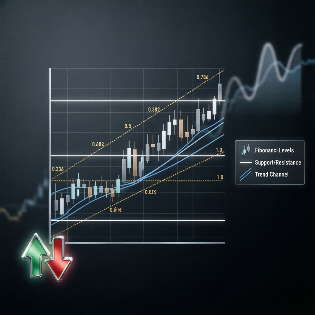 Advanced trading strategy with technical analysis
