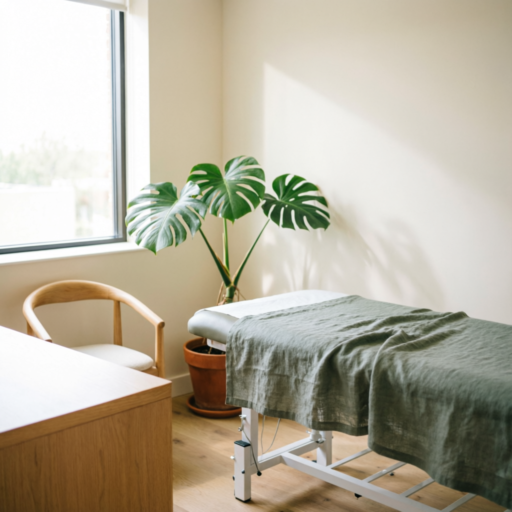 Behandlungszimmer der Praxis Lumina