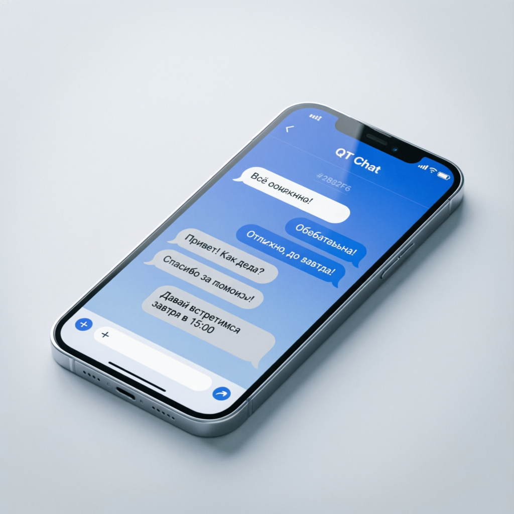 QT Chat App Interface
