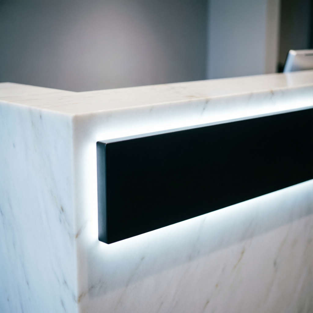 LED-подсветка ресепшена