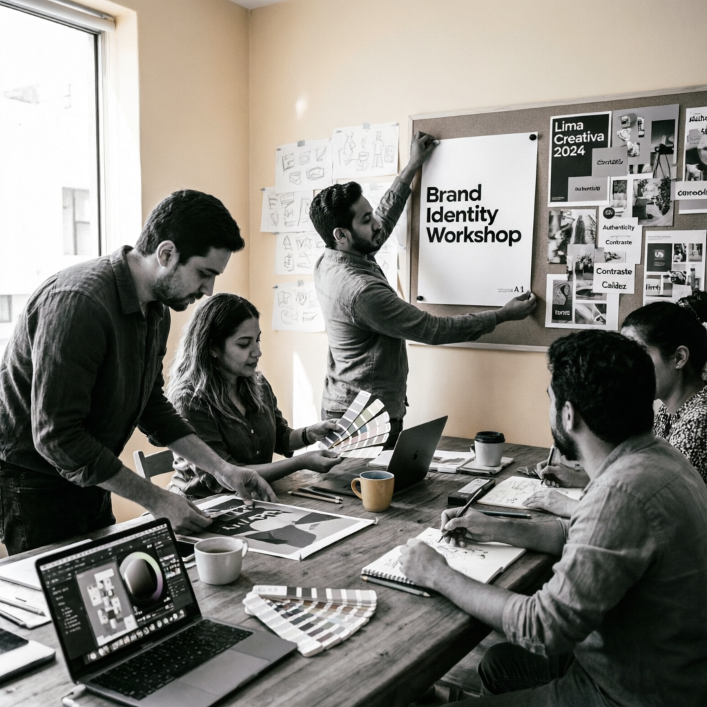 Equipo de Absolut 360° en workshop de marca