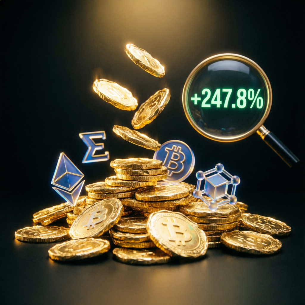 Golden coins and profit visualization representing Topstep payout success