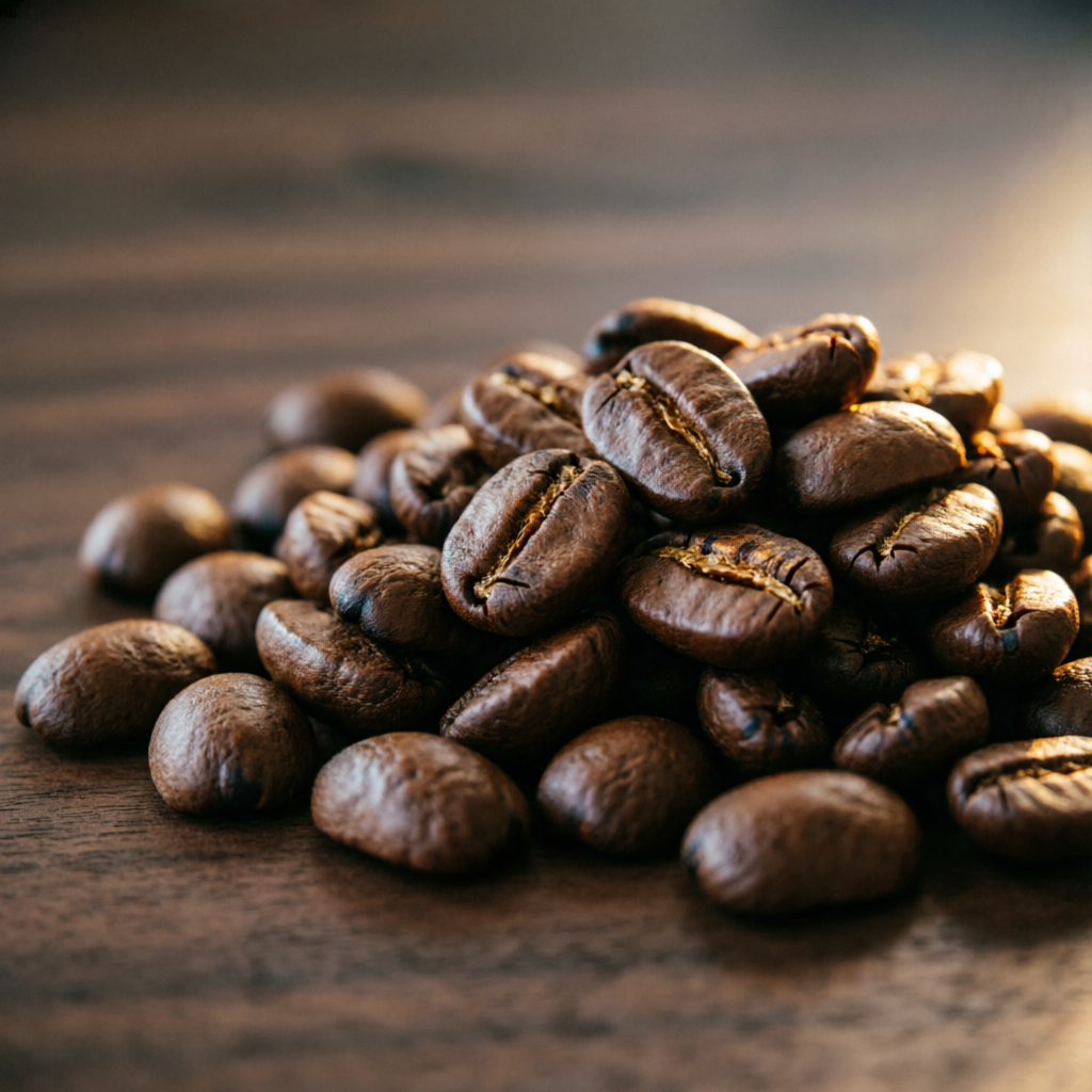 Granos de café premium seleccionados