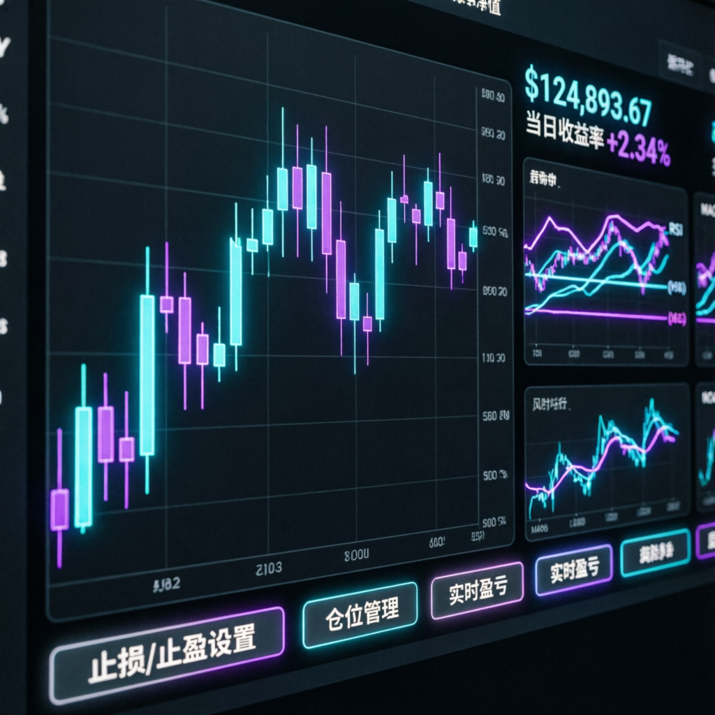 Topstep trading platform dashboard with charts and analysis