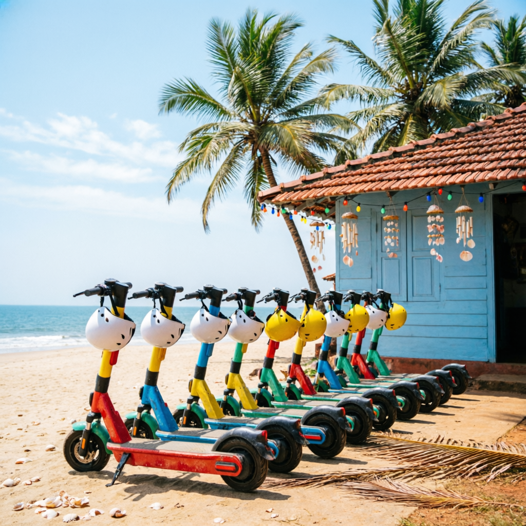 Bike scooter rental Goa