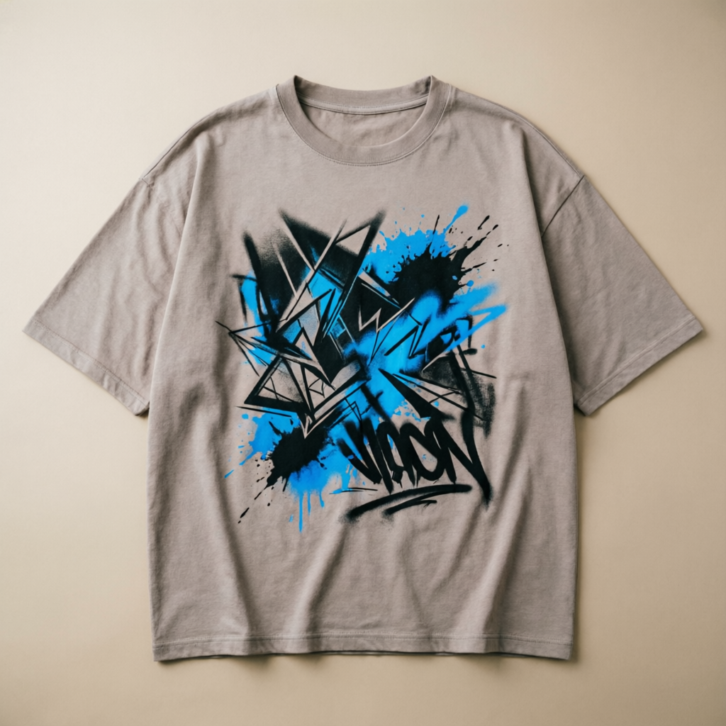 Oversized graphic streetwear tee