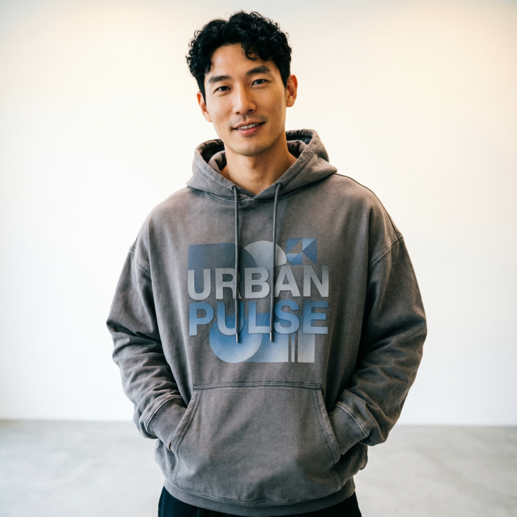 Premium custom printed oversized hoodie