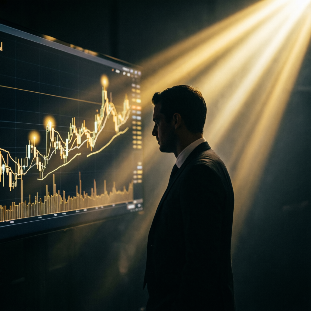 Professional forex trader analyzing Topstep Trading Combine charts