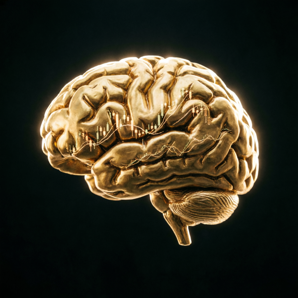Trading psychology and mental discipline concept
