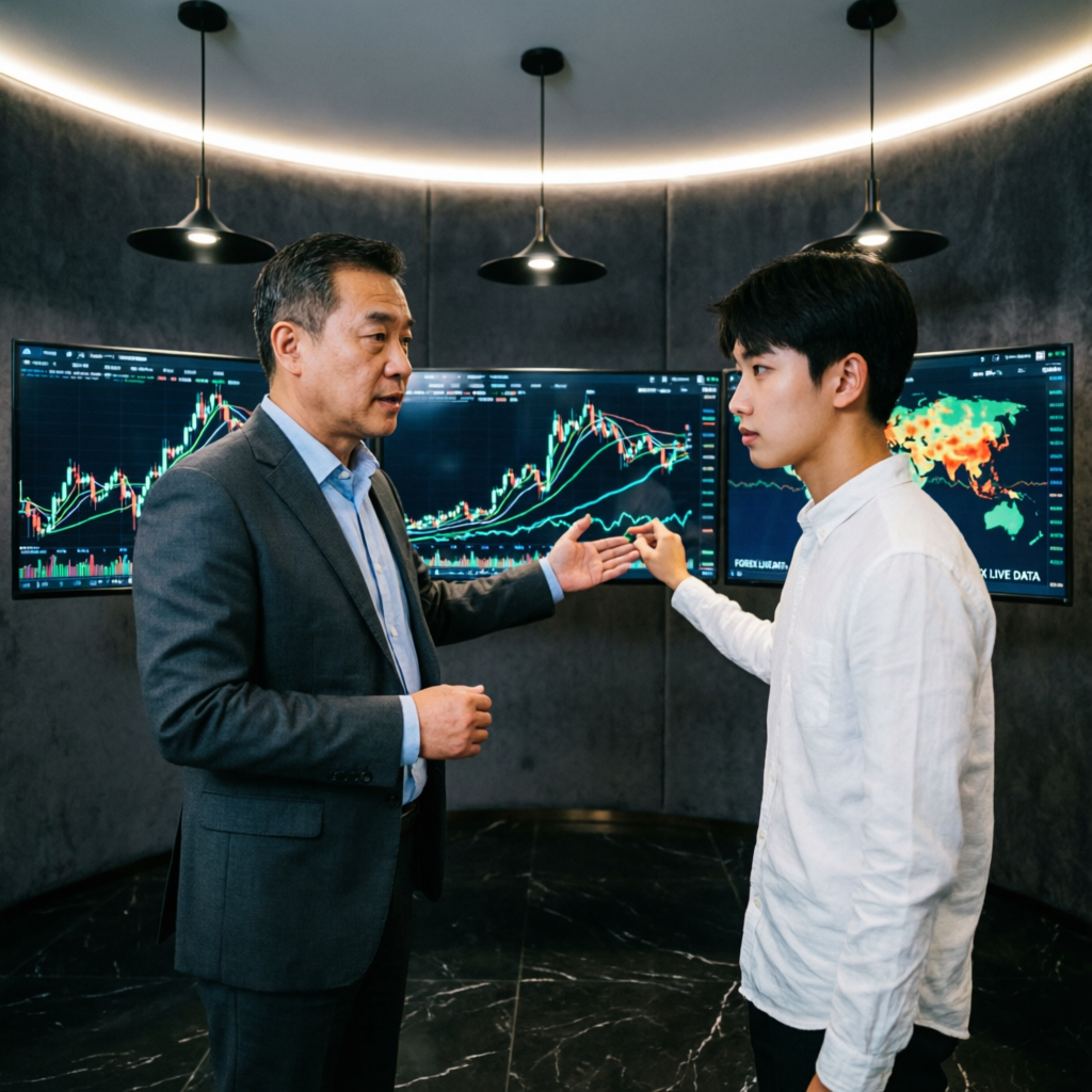 Professional trading education and mentorship session
