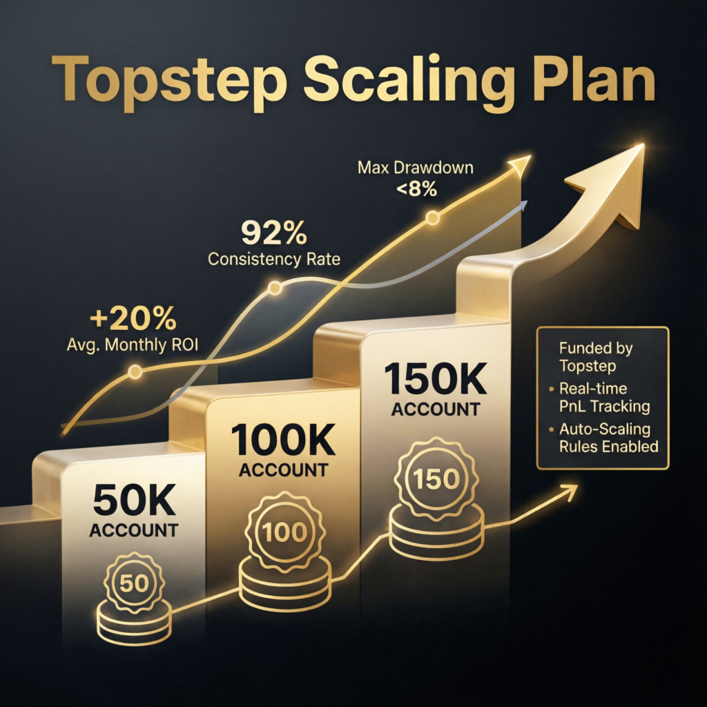 Topstep Scaling Plan - 50K 100K 150K Account Progression