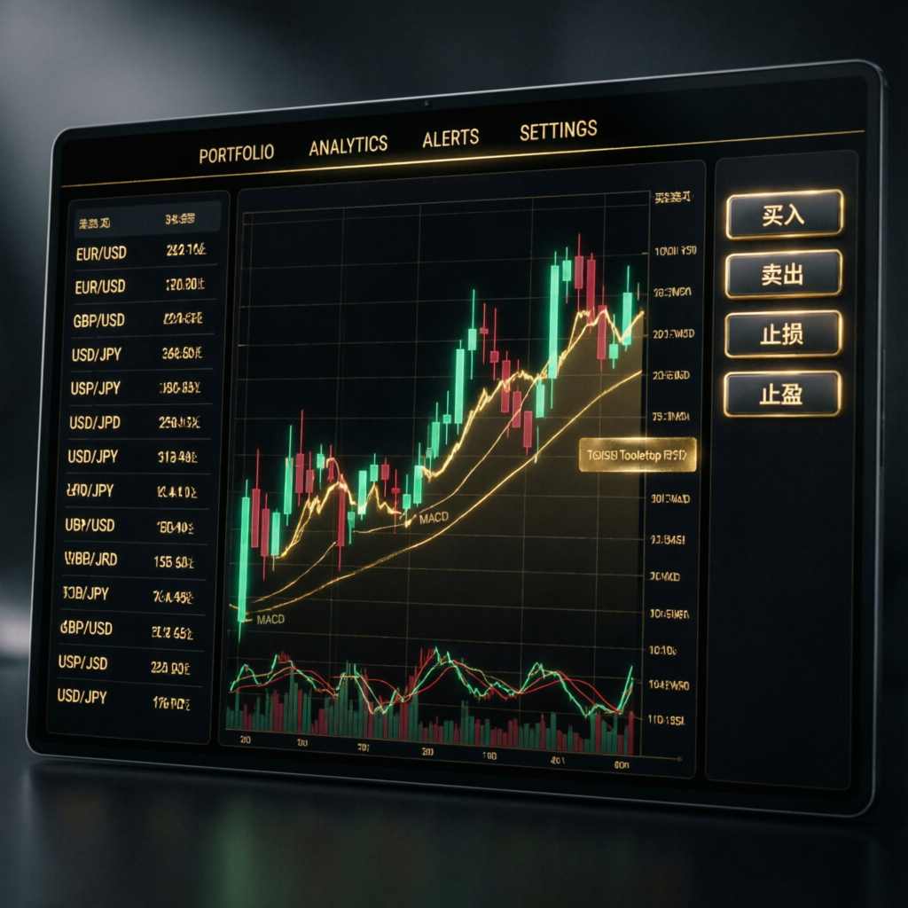 Topstep trading dashboard with professional financial charts