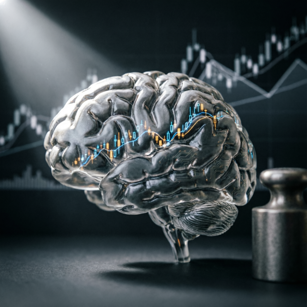 Trading psychology and discipline concept