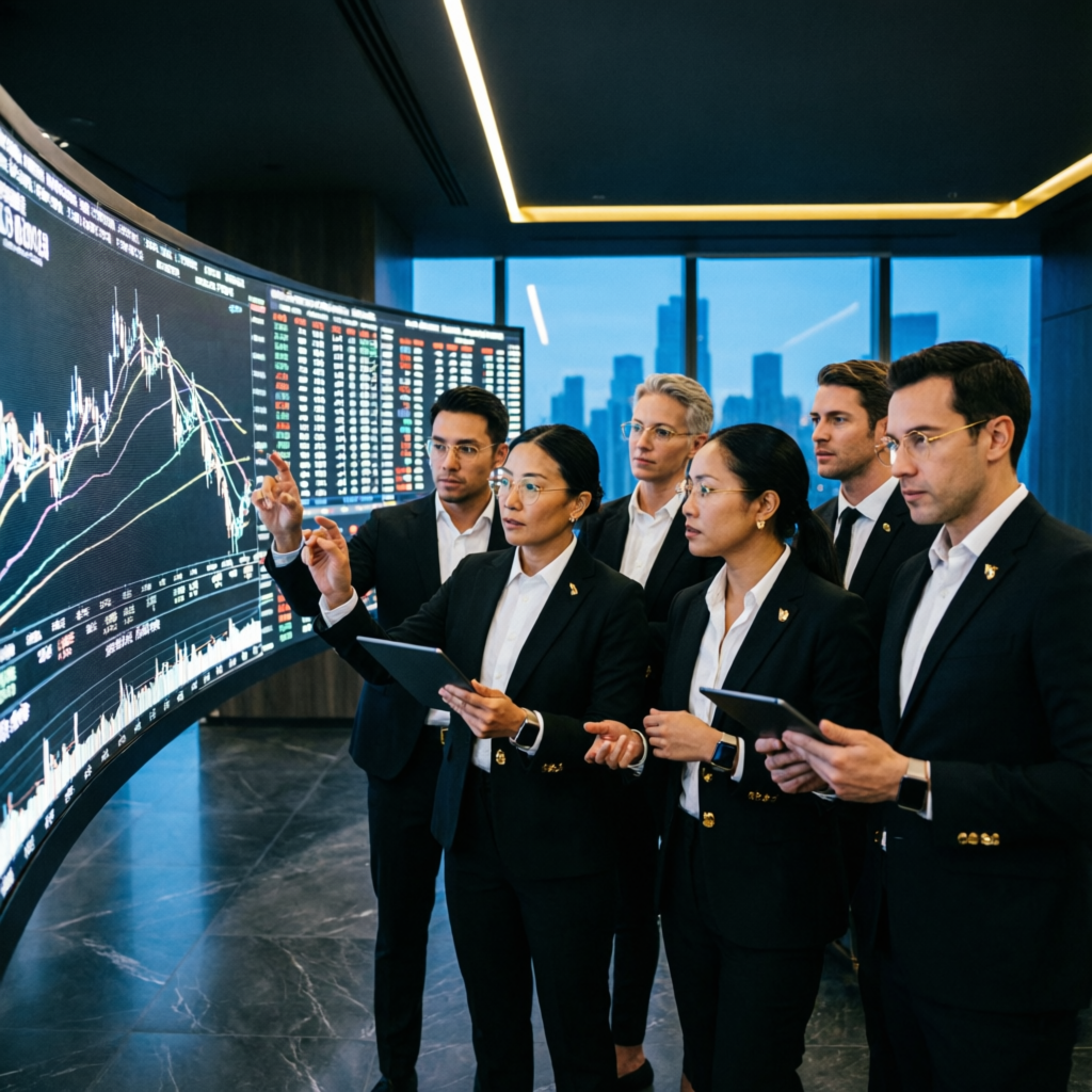 Elite team of professional forex traders and analysts