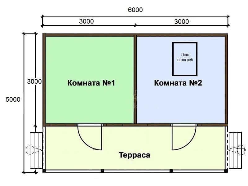 Пирог потолка и крыши бытовки схема