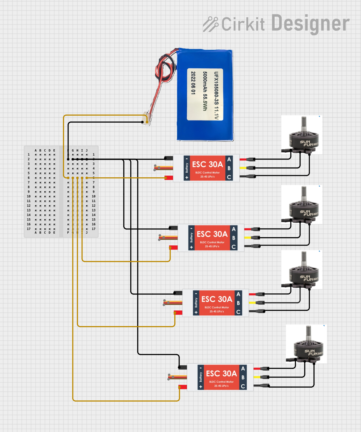 Quadcopter Wiring