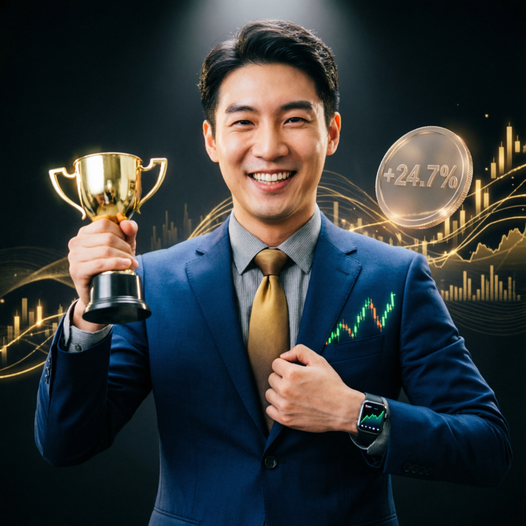 Successful funded trader celebrating profits from Topstep passing service