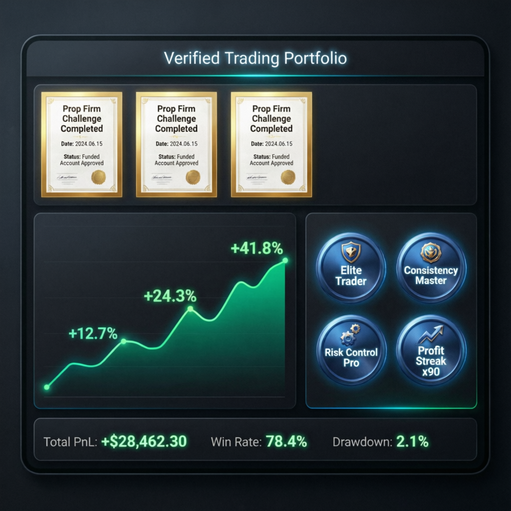 Verified Trading Portfolio Results for E8 Markets