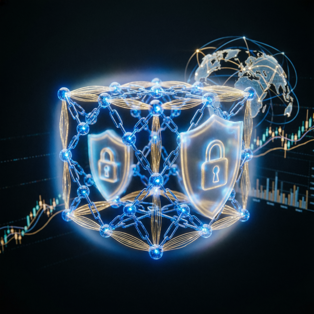 Blockchain security with shield protection for trading