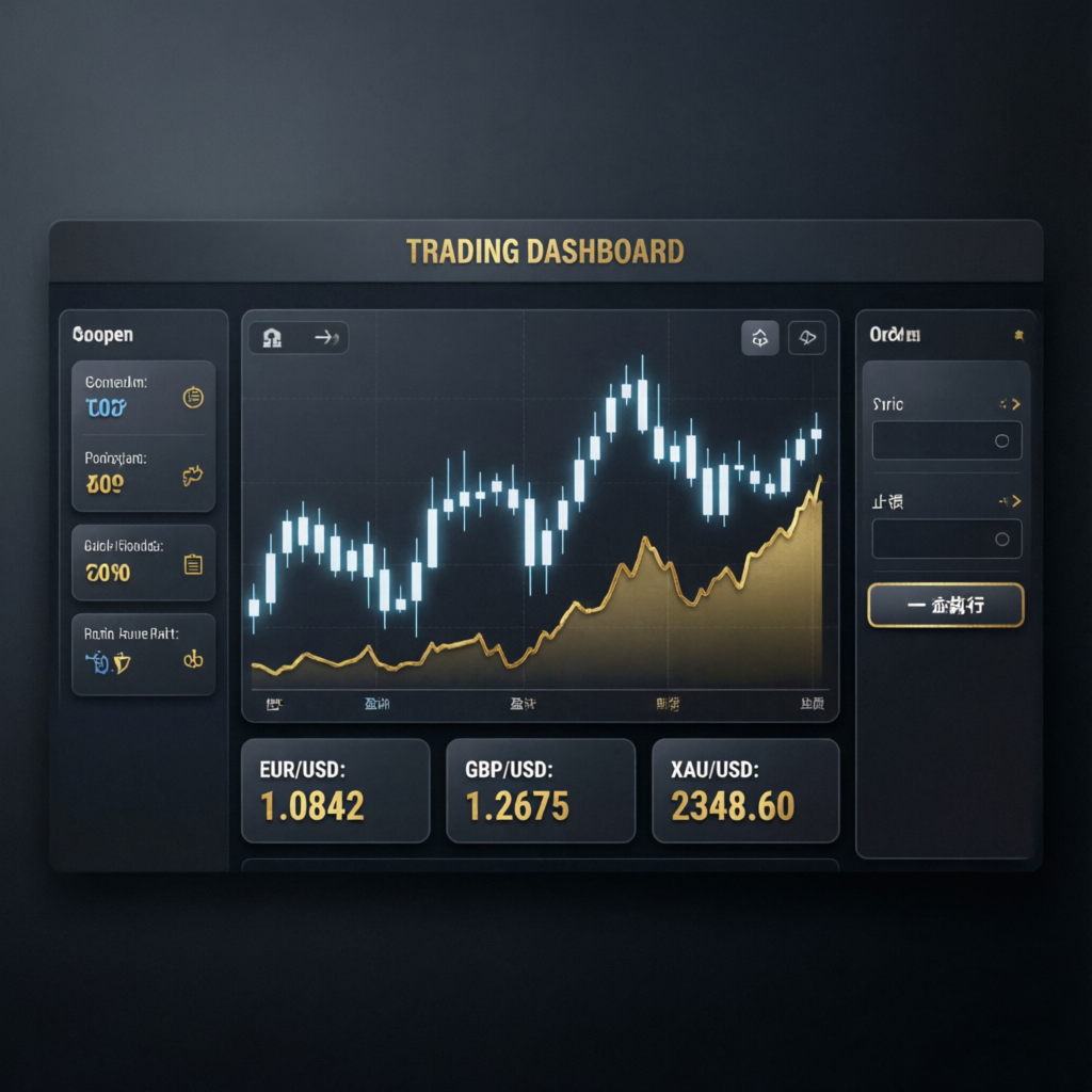 Topstep Trading Dashboard with overnight holding rules and funded account management