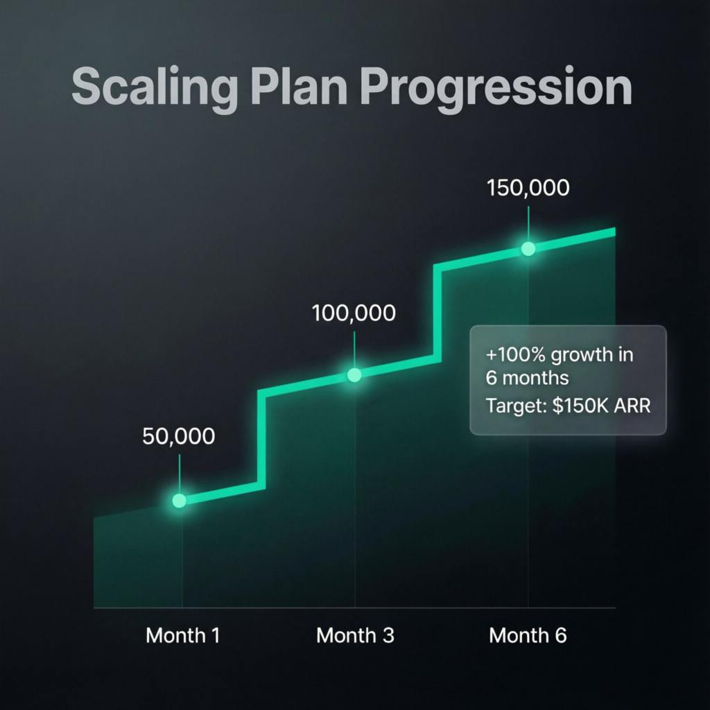 Topstep scaling plan progression from 50K to 150K account