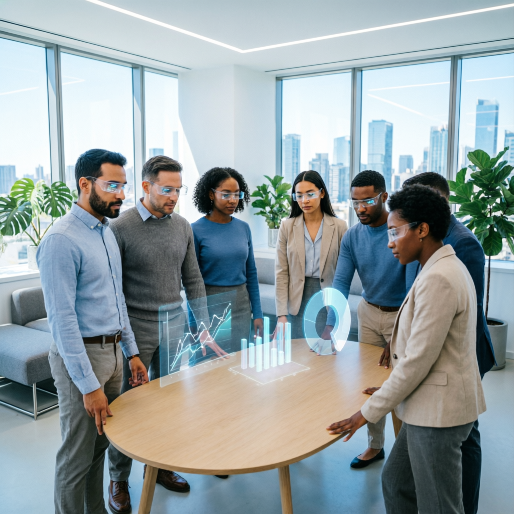 Equipo Metrical360 trabajando