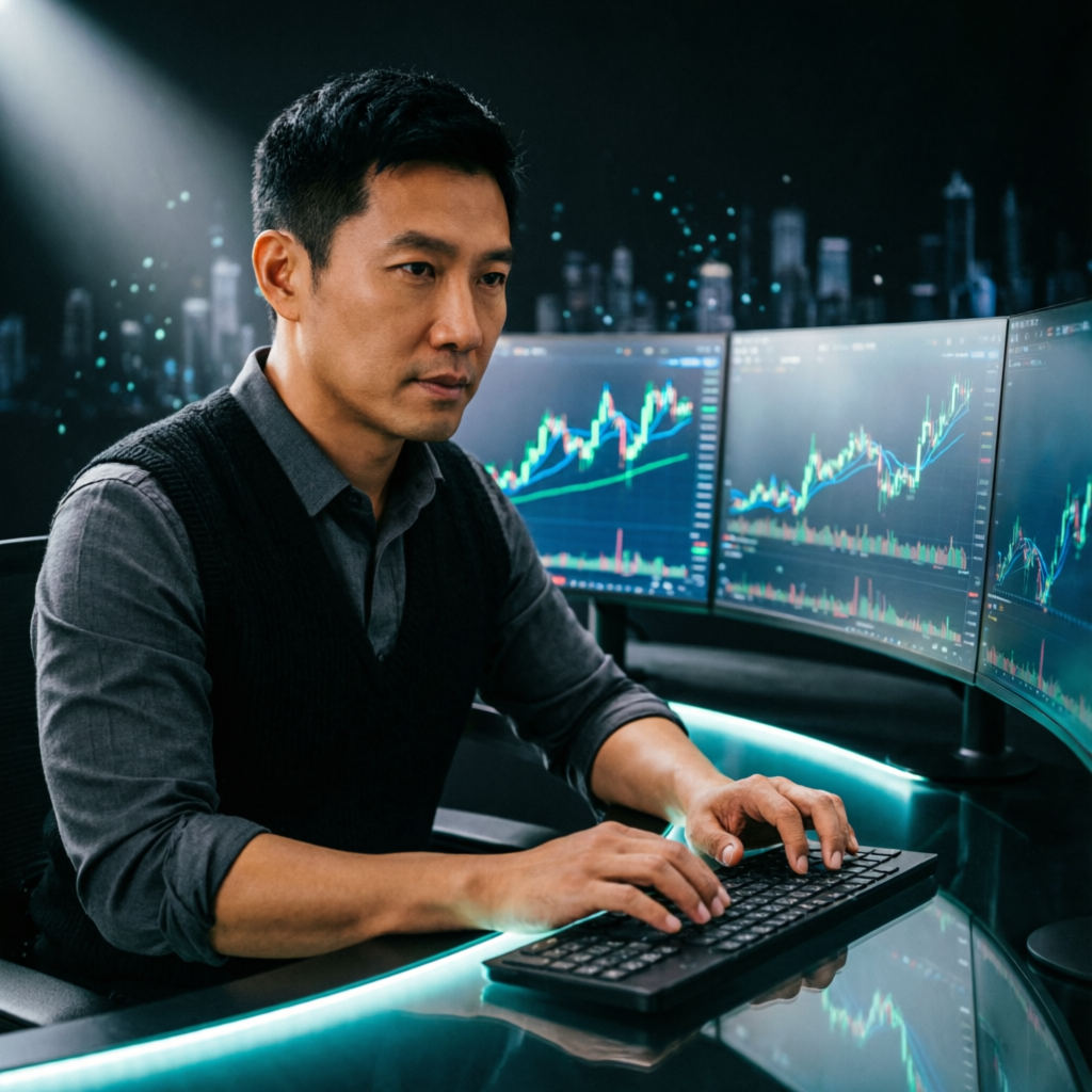 Professional forex trader using Topstep prop firm passing service