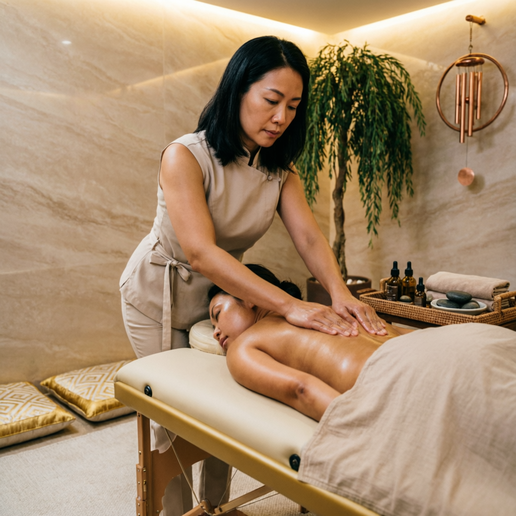 Professional masseuse providing luxury spa service in Hinjawadi Pune