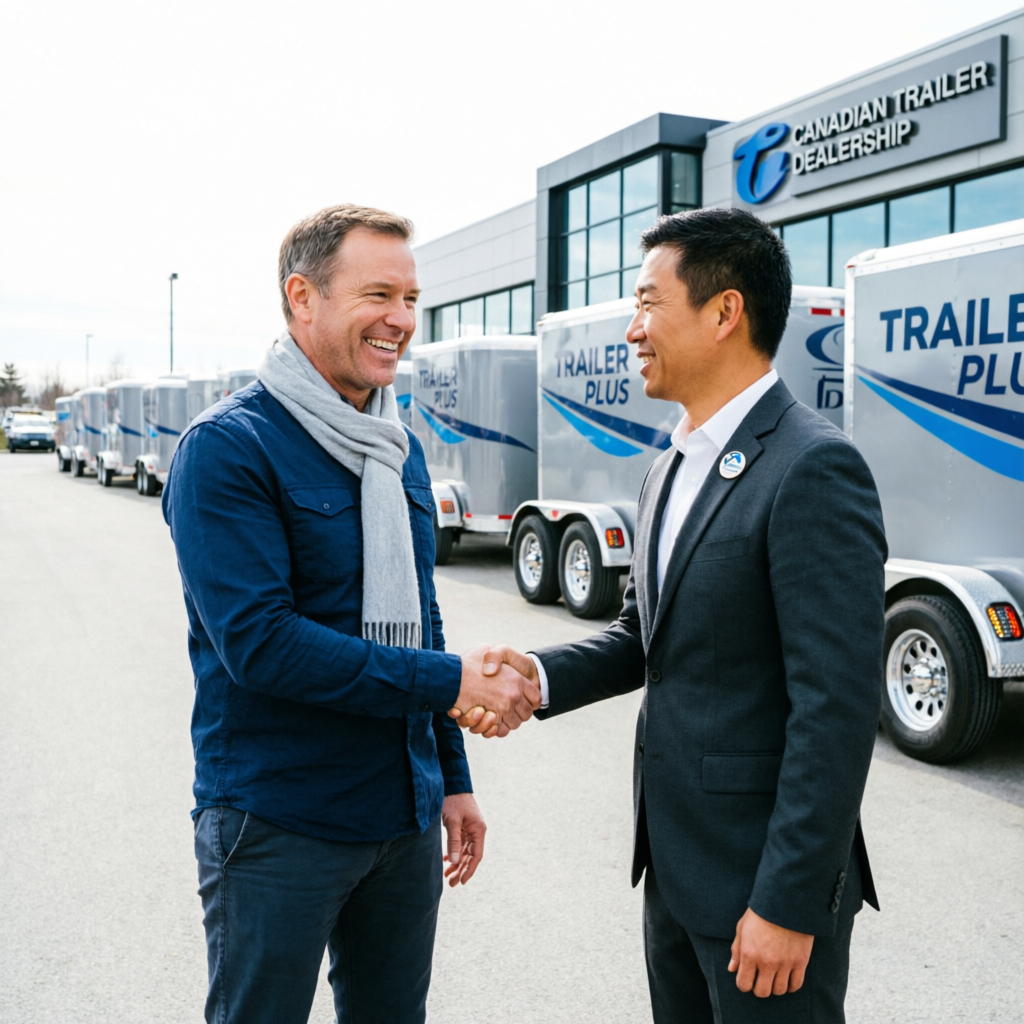 Trailer purchase at dealership