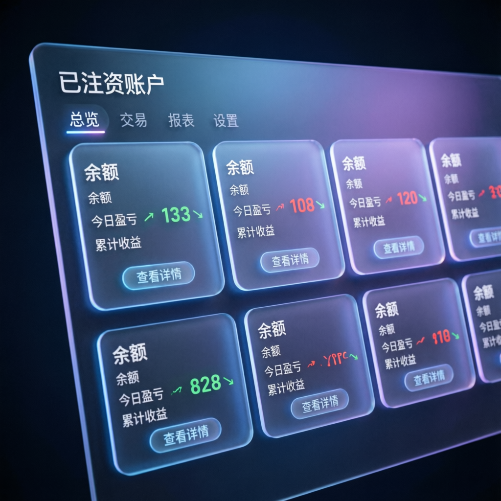 Funded Account Management Dashboard