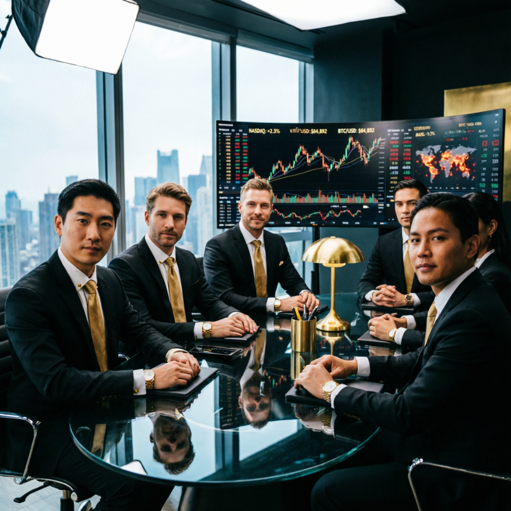 Professional trading team analyzing Apex Trader Funding payout rules and strategies