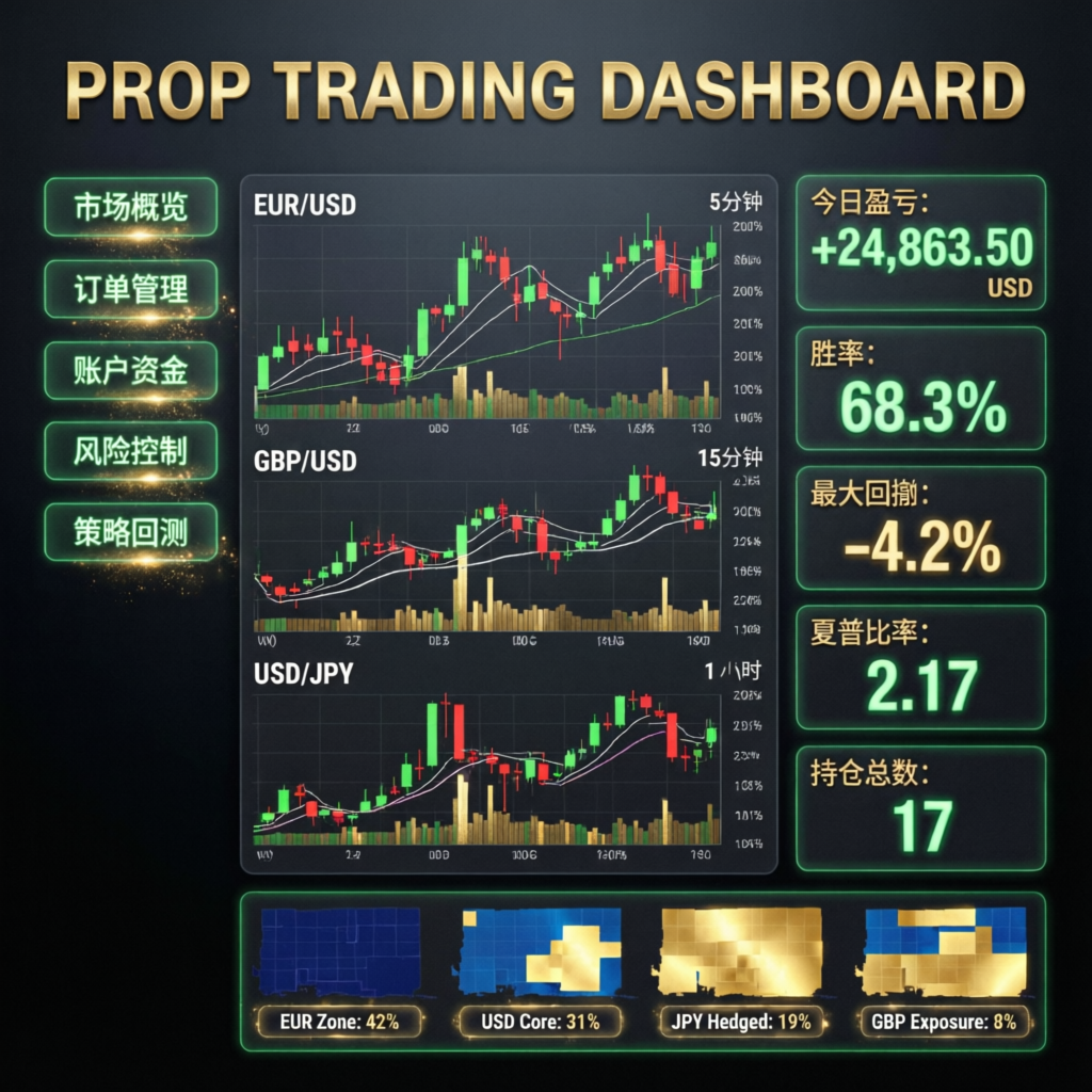 FunderPro Trading Dashboard - Prop Firm Passing Service