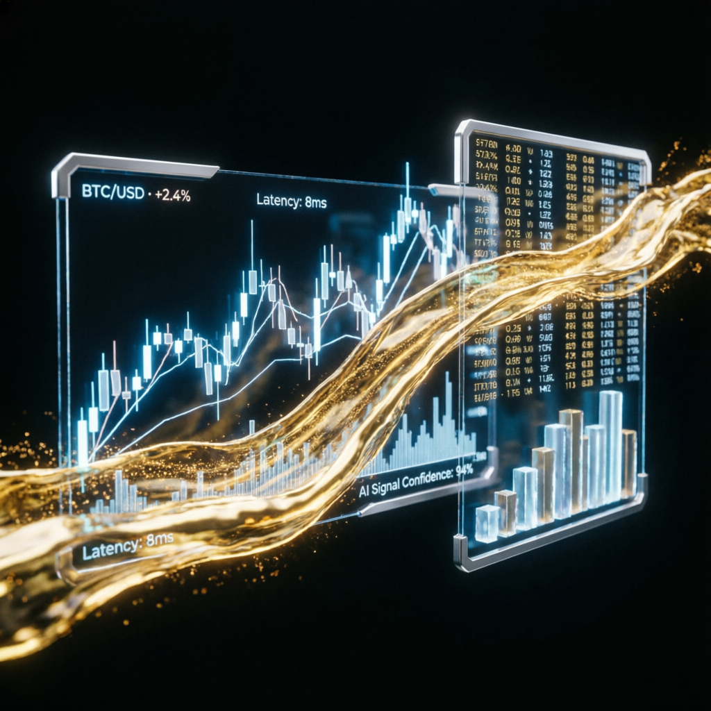 Futuristic trading technology with Apex Trader Funding platforms