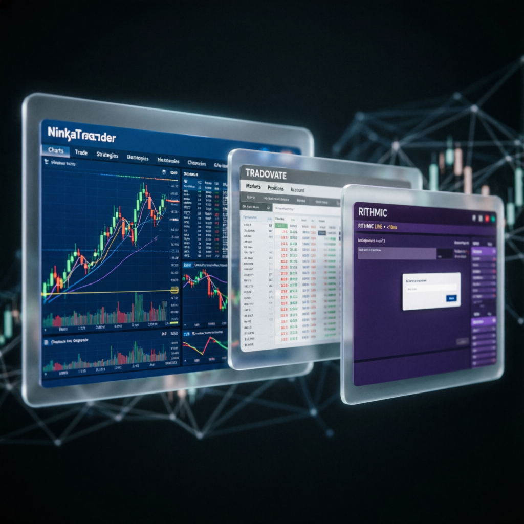 NinjaTrader Tradovate Rithmic Trading Platforms