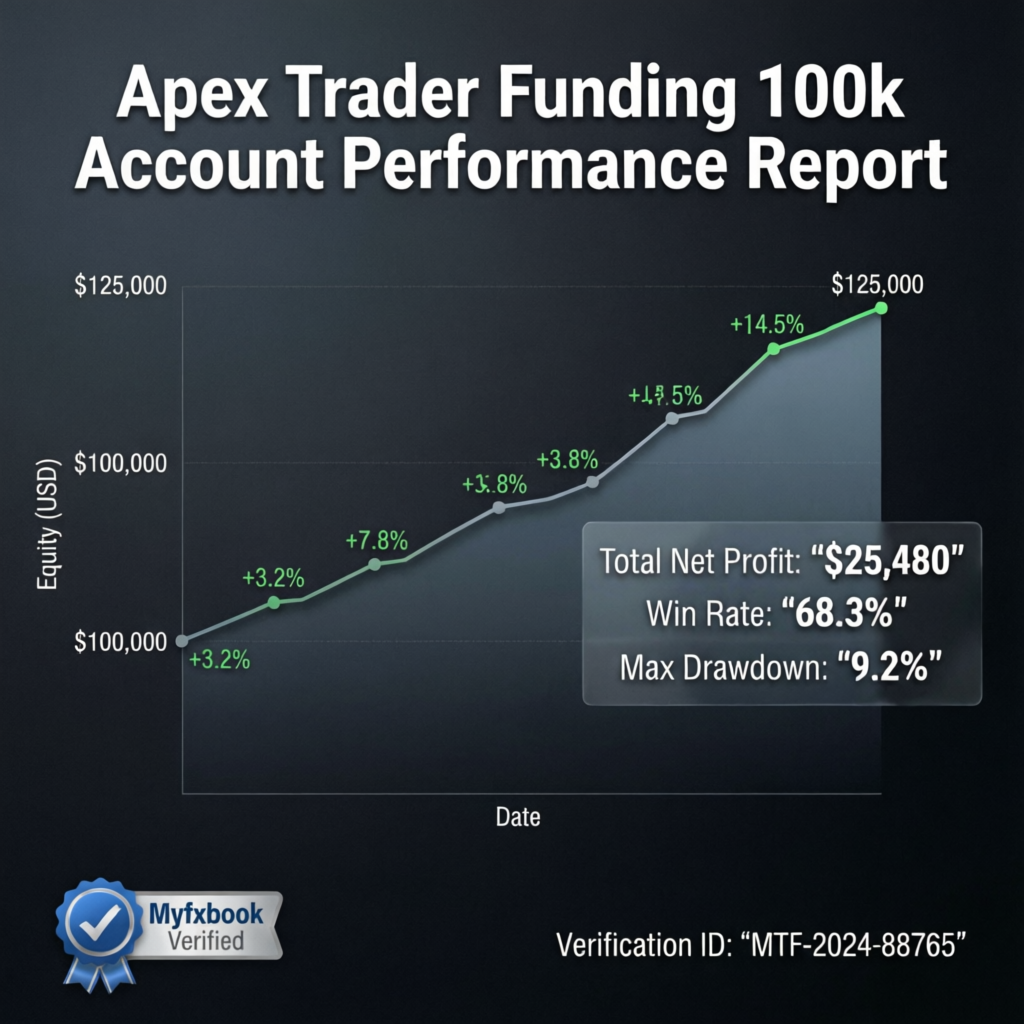 Apex Trader Funding 100k Account Performance