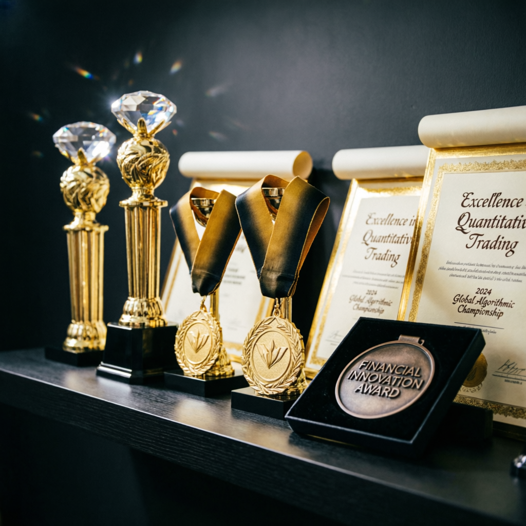 Financial innovation awards and trading excellence certificates