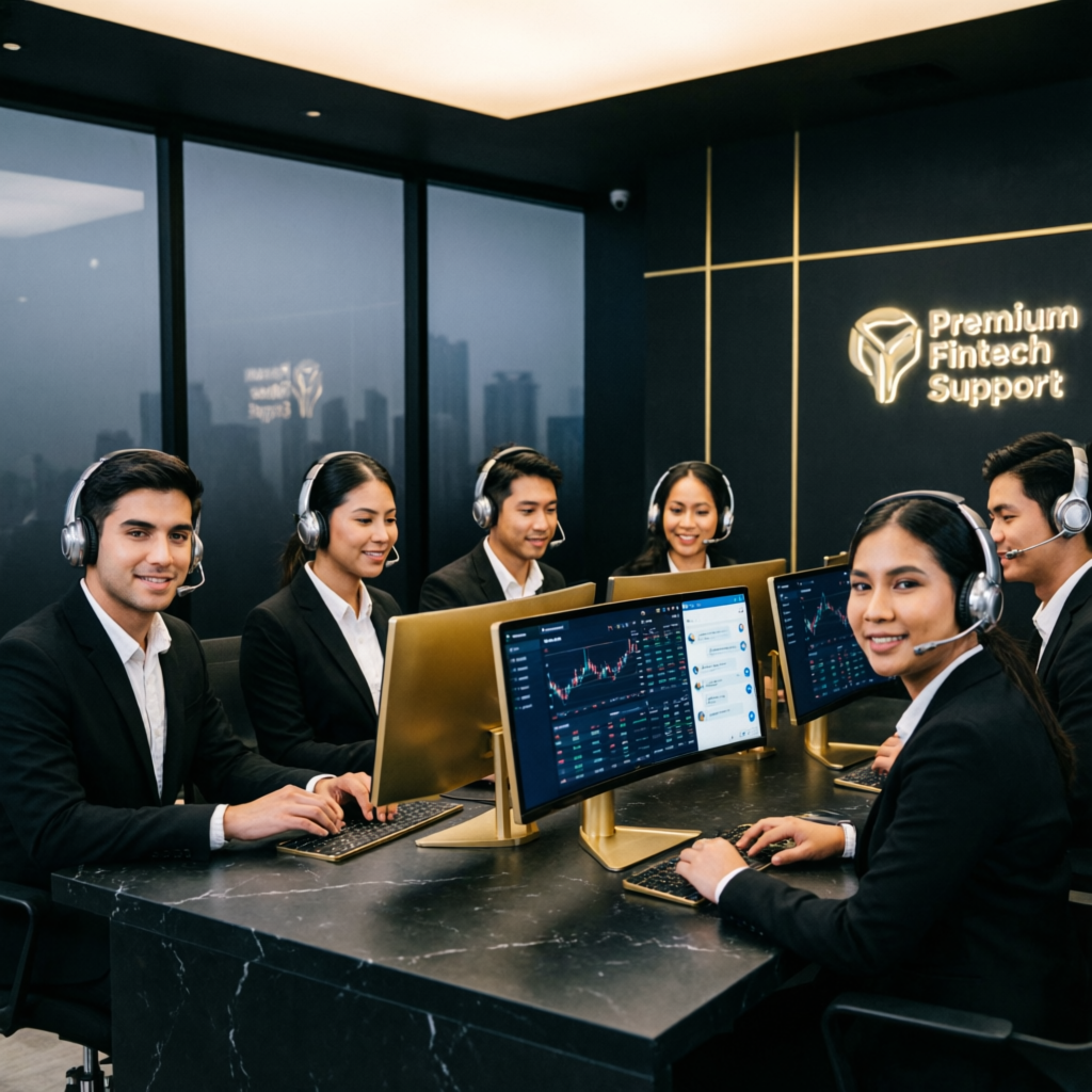 Professional customer support team helping traders with prop firm challenges