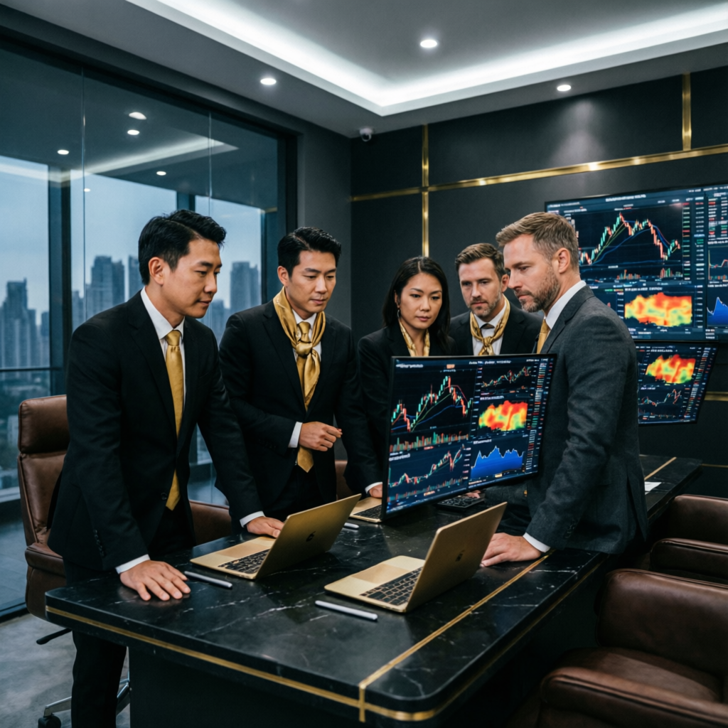 Professional forex traders analyzing City Traders Imperium challenge
