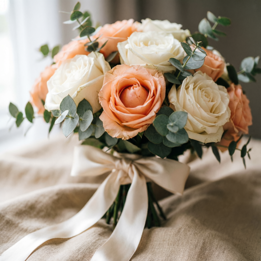Detalle de ramo de novia