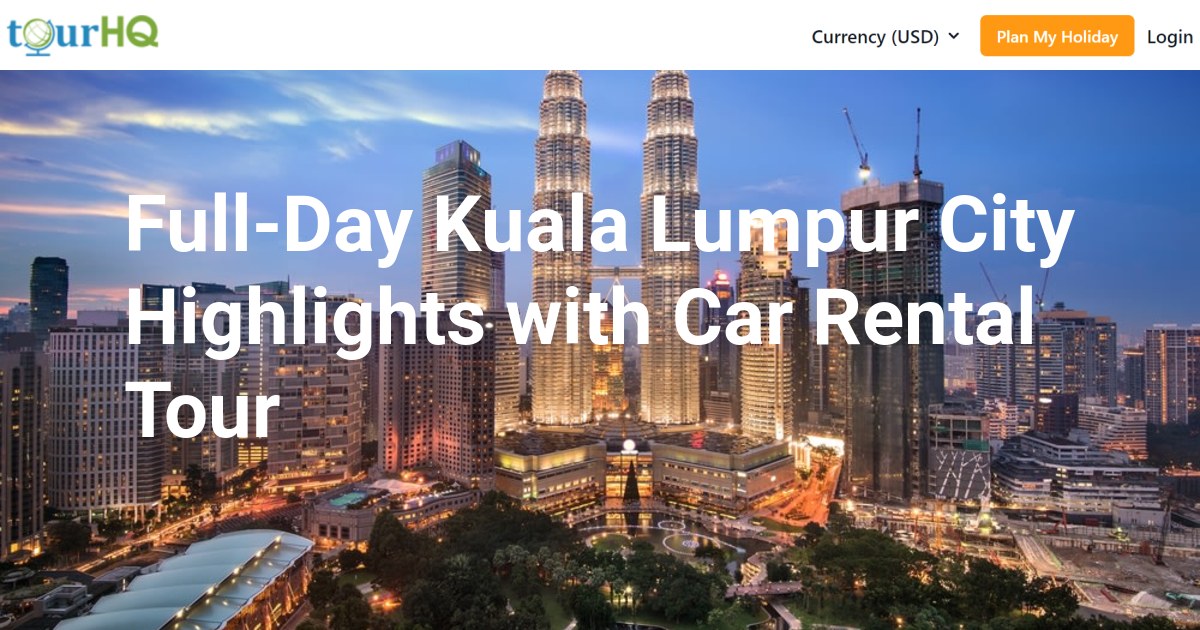 kereta sewa kuala lumpur dengan pemandangan bandar KL