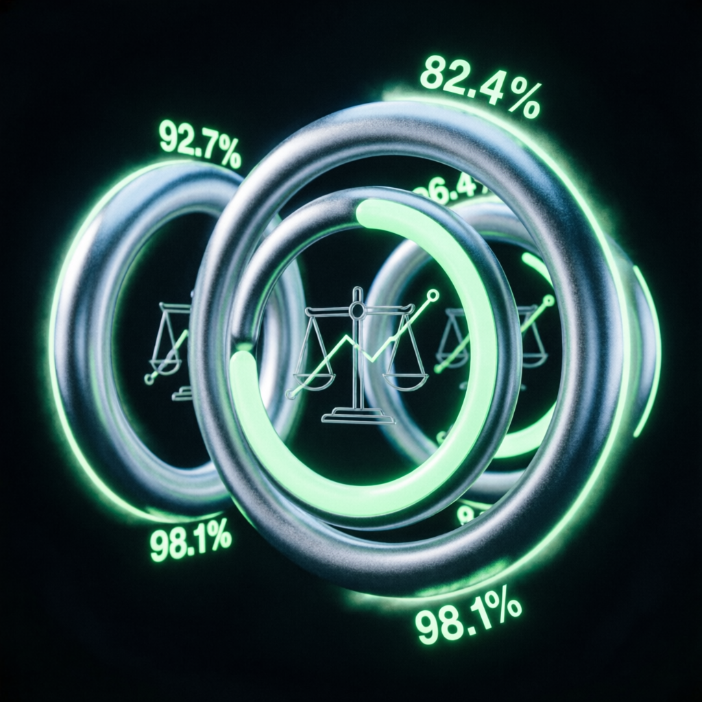 Apex consistency rule visualization showing percentage rings