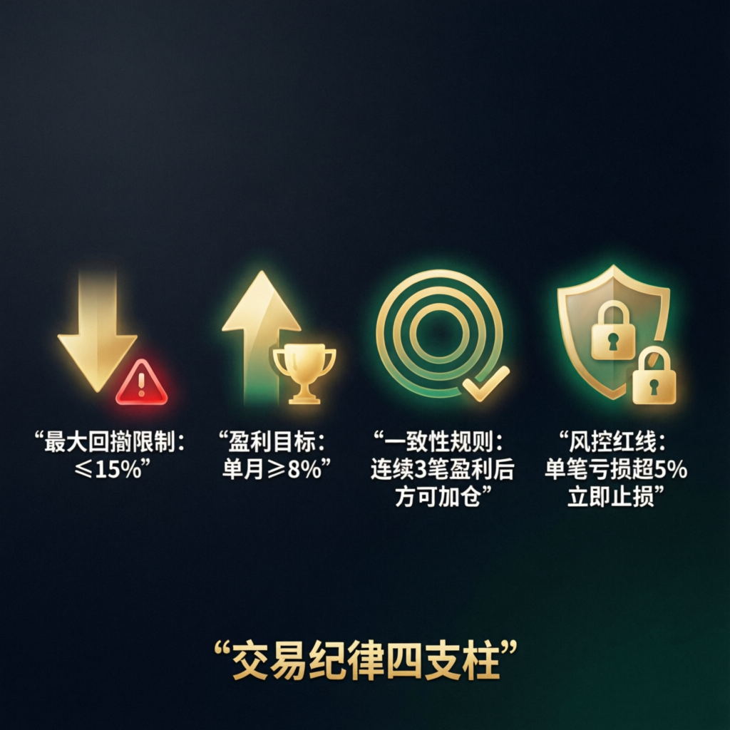 Apex Trader Funding evaluation rules infographic showing key requirements