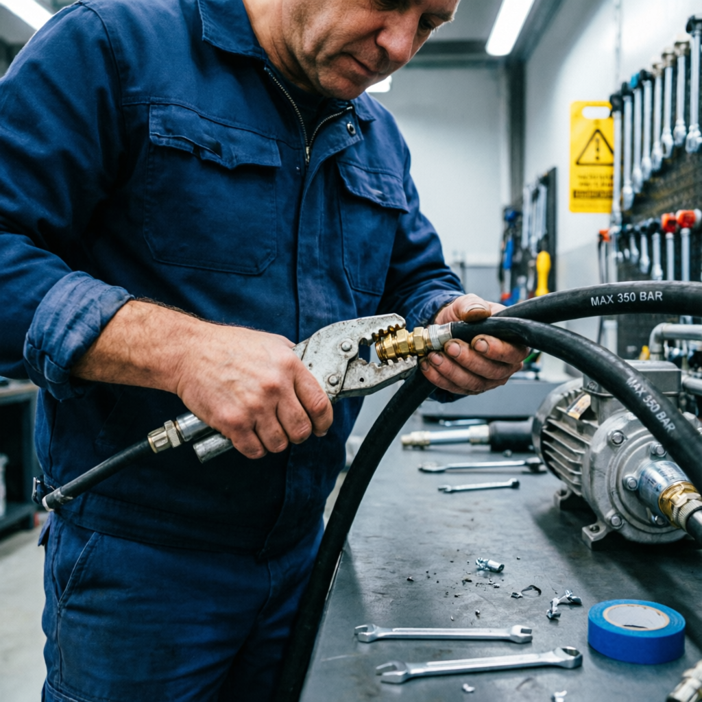 Hydraulic Hose Repair