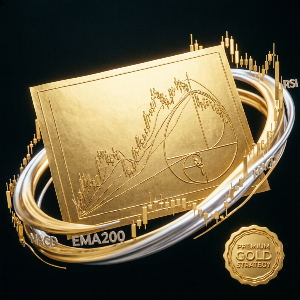 Premium gold trading strategy blueprint with technical analysis